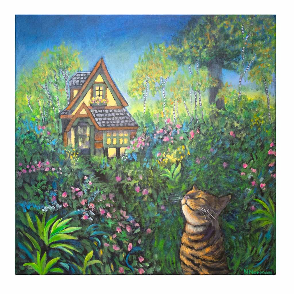 Catnip Cottage - Original Painting