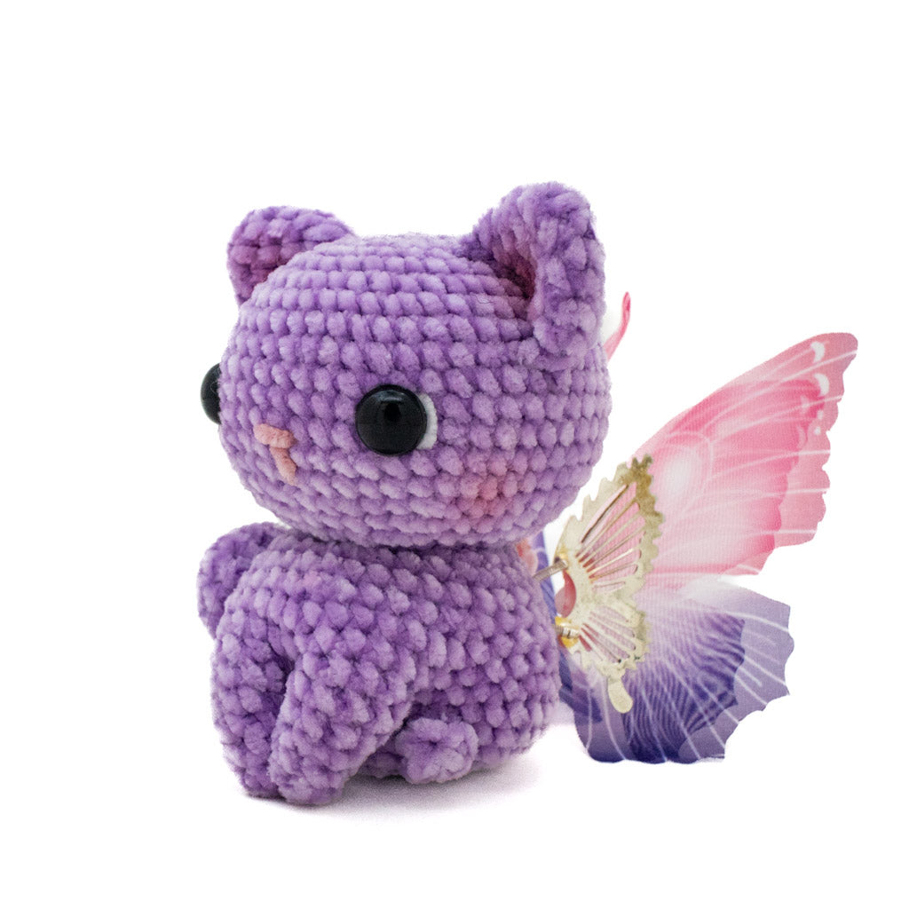 Lavender Fairy Kawaii-Kitty - Amigurumi Crochet