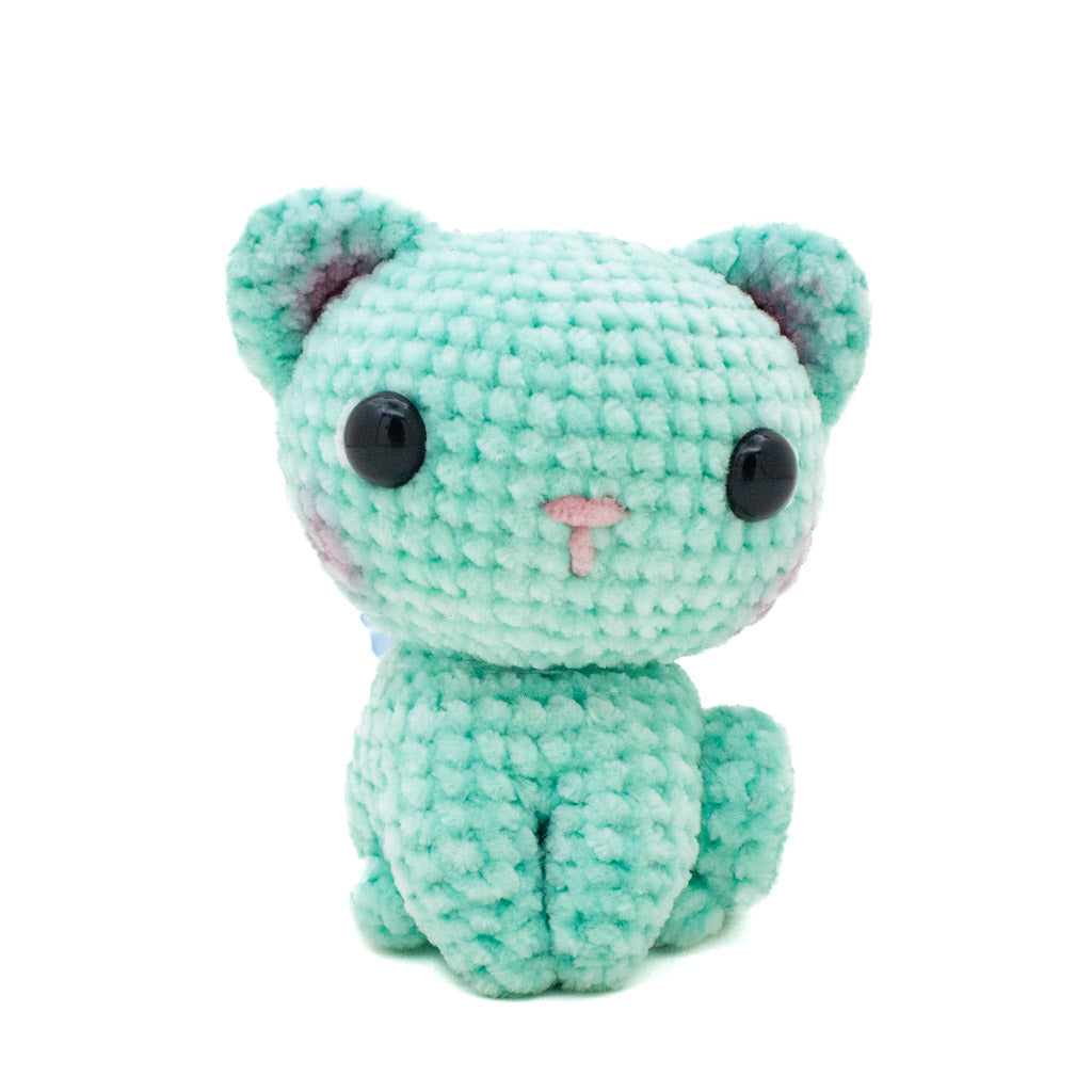 Teal Fairy Kawaii-Kitty - Amigurumi Crochet