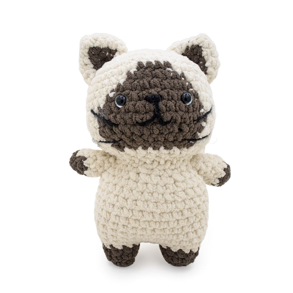 Siamese Cat Kitty Doll - Hand Crochet