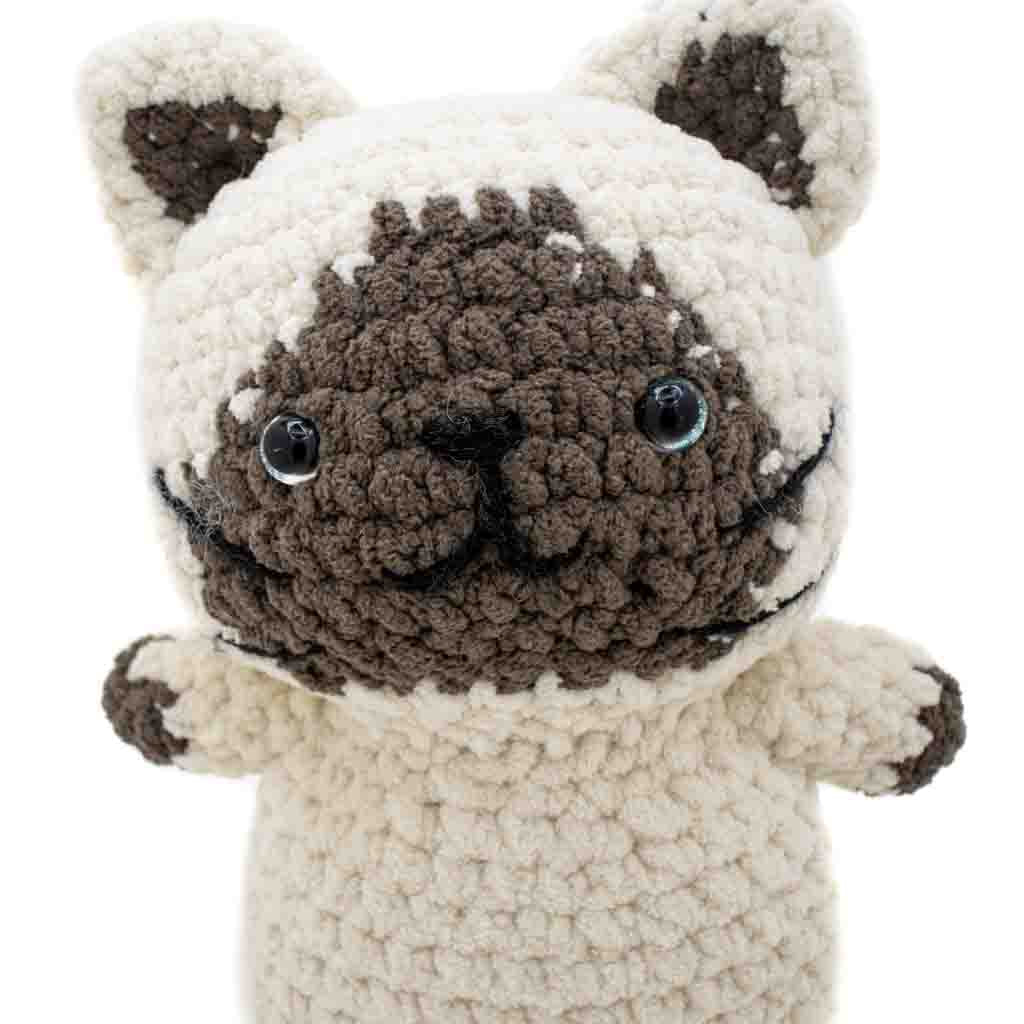 Siamese Cat Kitty Doll - Hand Crochet