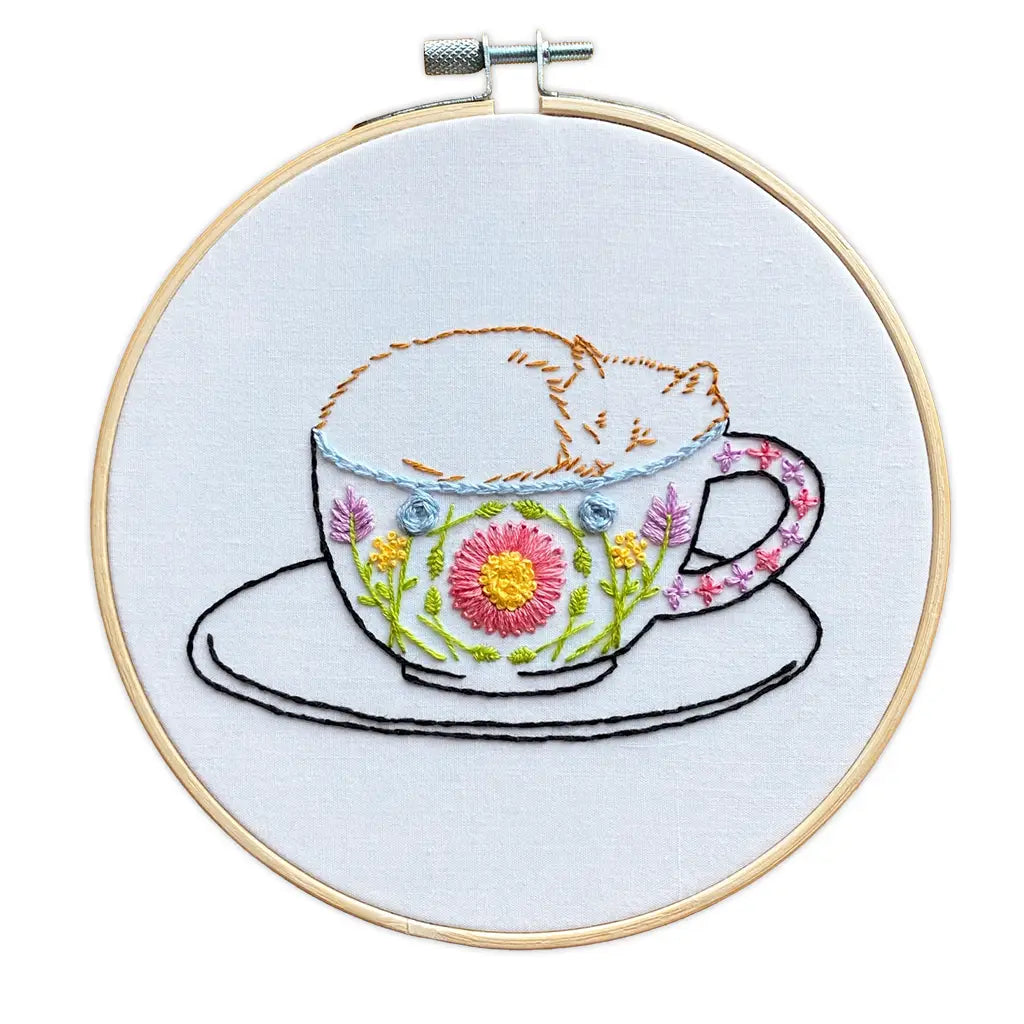 Catpuccino - Embroidery Kit