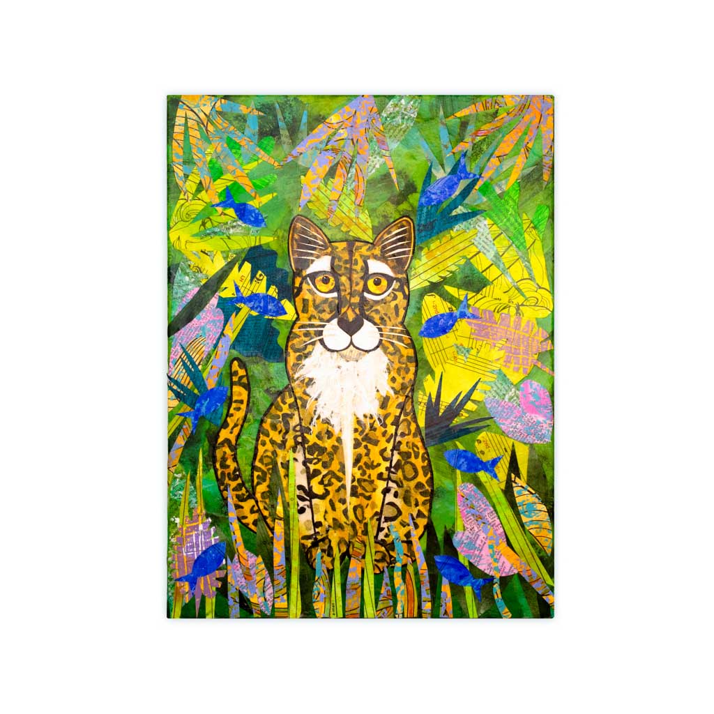 Jungle Cat - Fine Art Collage