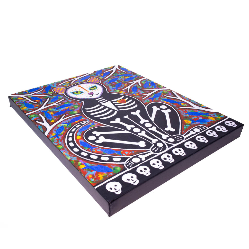 Spirit Cat - Fine Art Collage/Painting