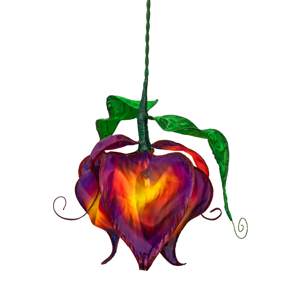 Fiery Heart - Whimsical Flower Lamp