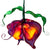 Fiery Heart - Whimsical Flower Lamp