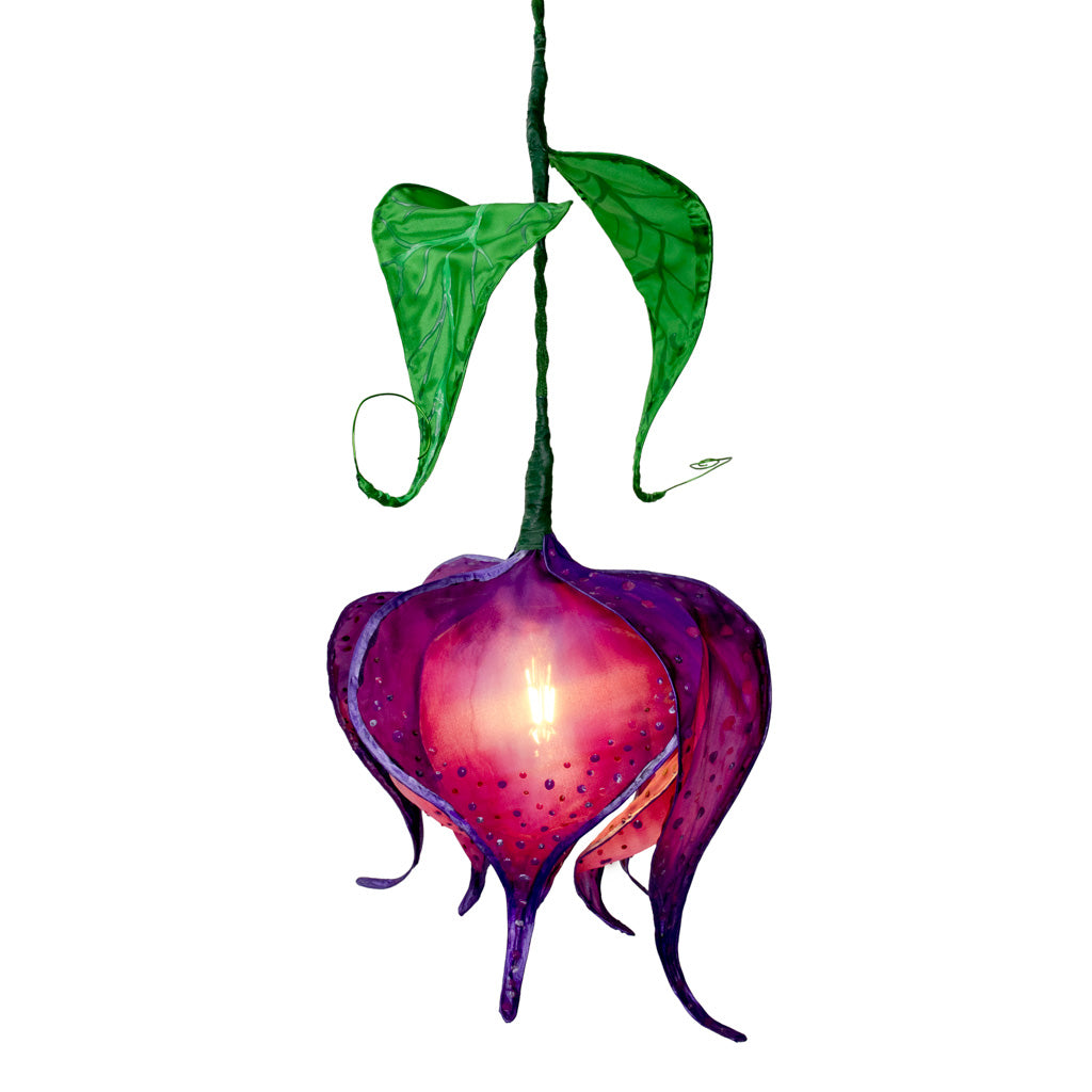 Plum Love - Whimsical Flower Lamp