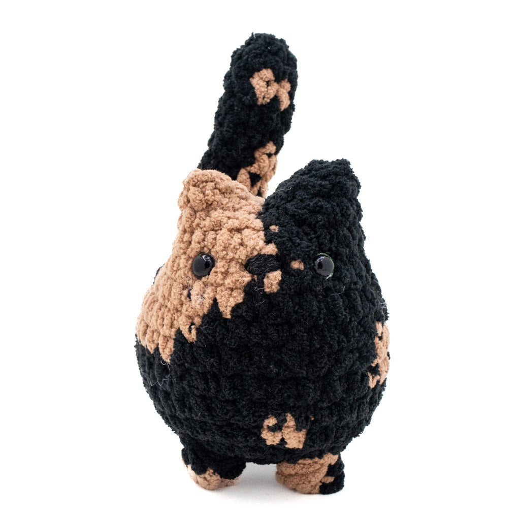 BigBebez Tortoiseshell Cat - Super Soft Hand Crochet