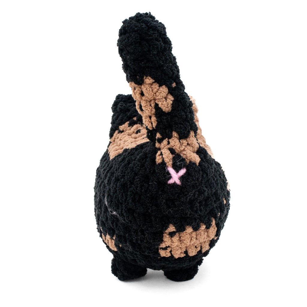BigBebez Tortoiseshell Cat - Super Soft Hand Crochet