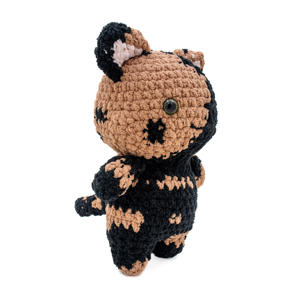 Tortoiseshell Cat Kitty Doll - Hand Crochet