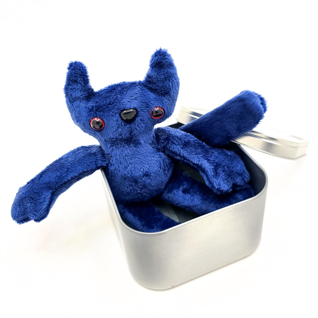 Blue Kitty Kit-Tins - Handmade Cat Plushie in a Tin