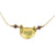 Kitty's Gems Garnet - Brass Necklace