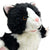 Fluffy Tuxedo Cat - Long-Sleeved Hand Puppet