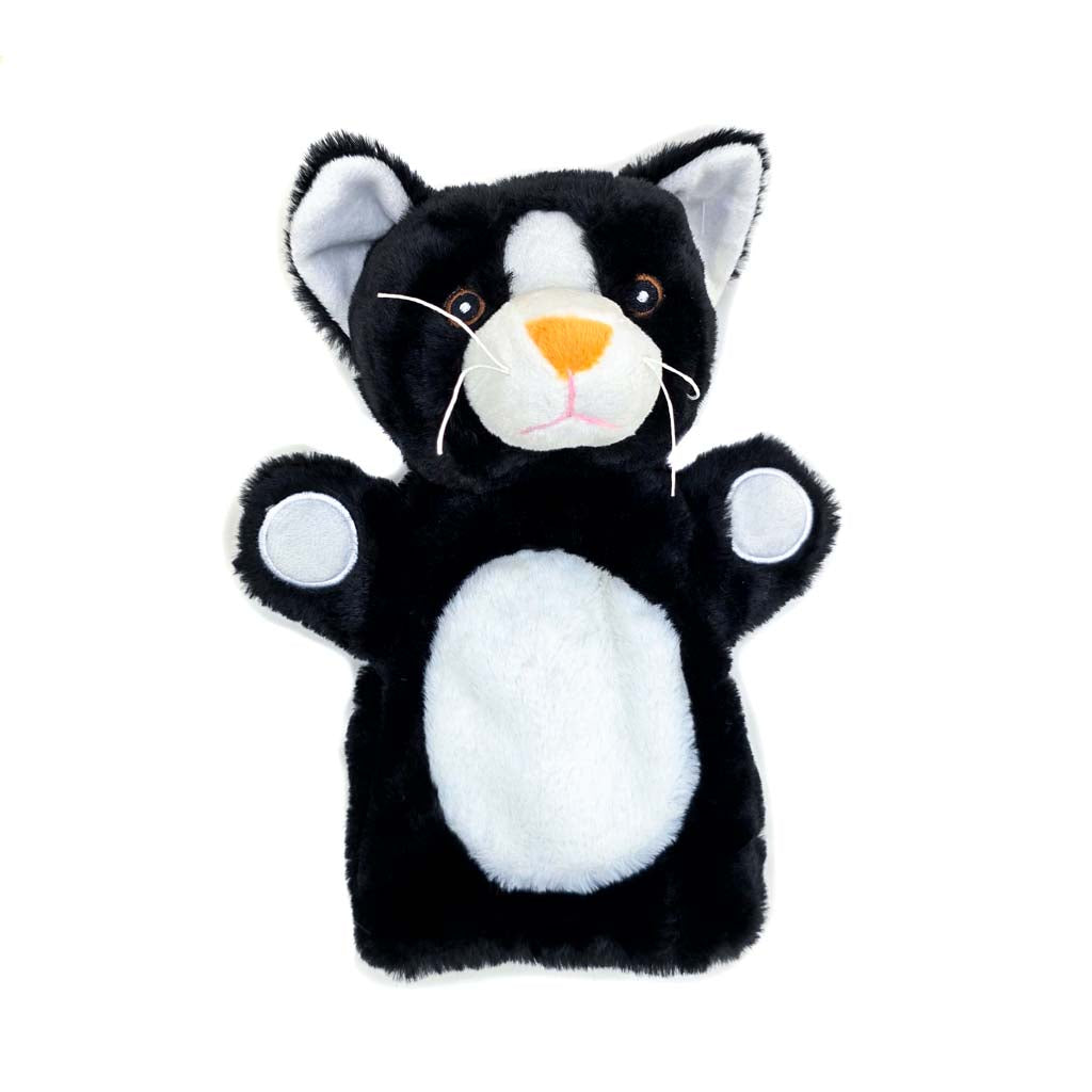Tuxedo Kitten ECO Cat Hand Puppet GiftyKitty - Main Image