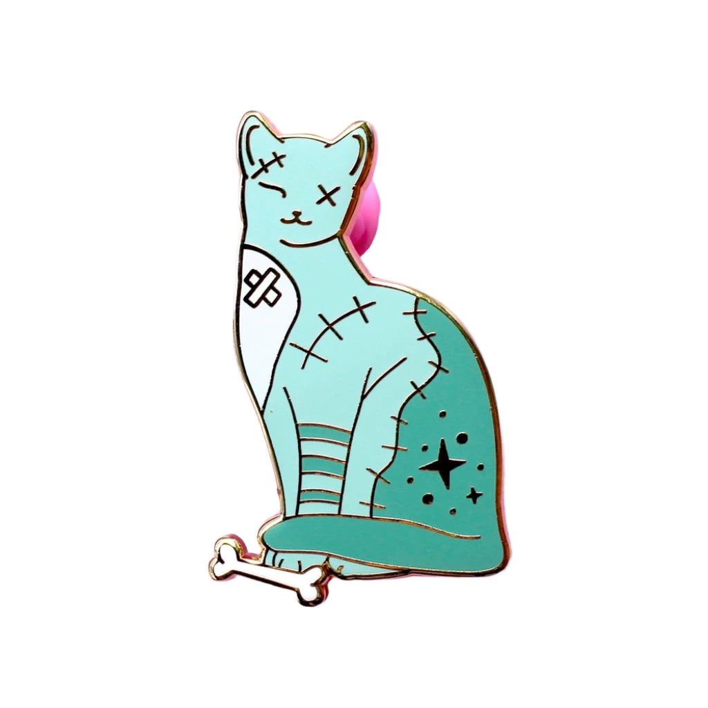 Zombie Cat - Hard Enamel Pin