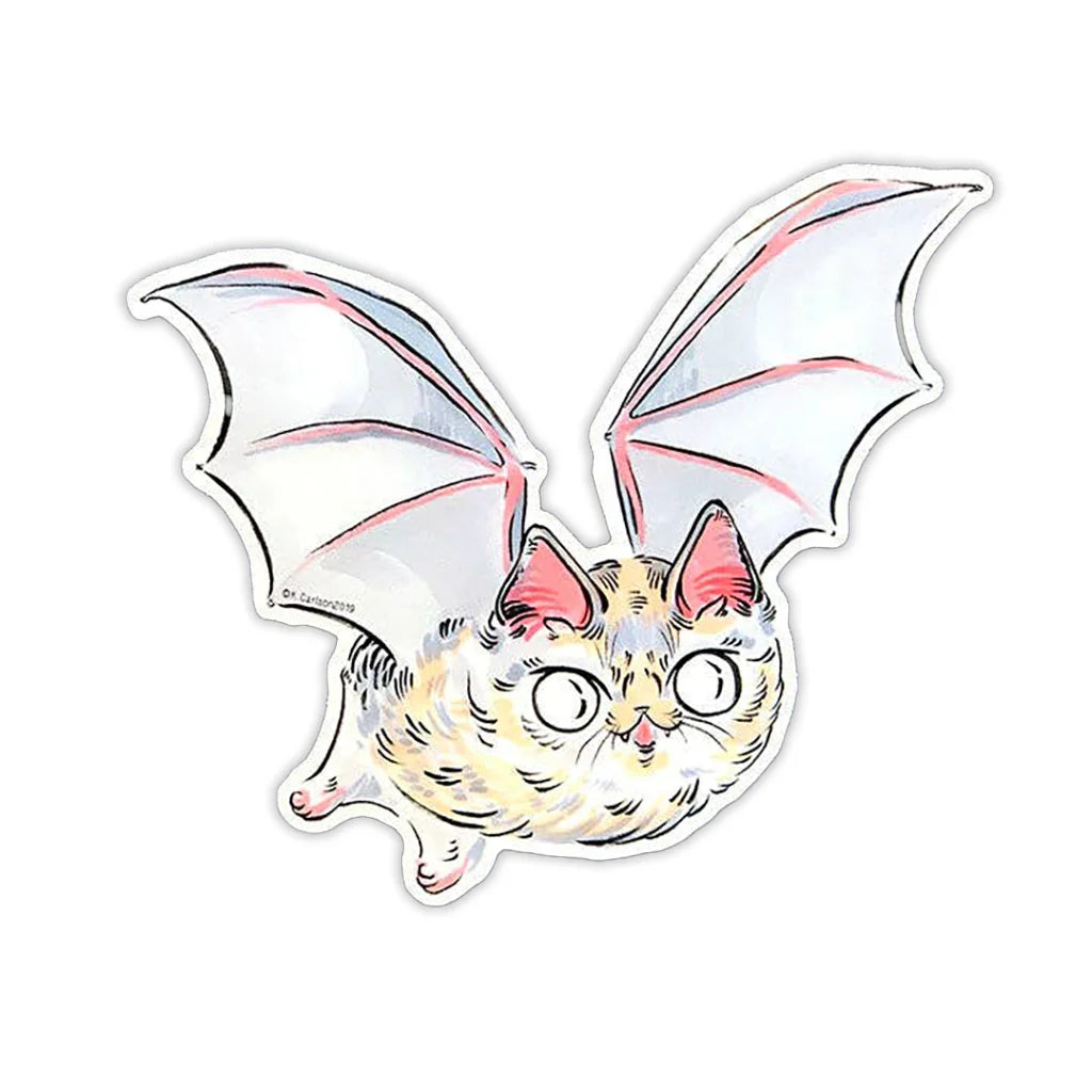 Bat Cat - Die Cut Sticker