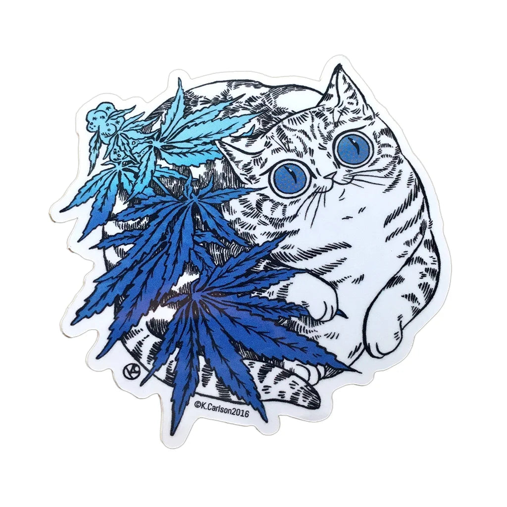 Oh Hi Blue - Die Cut Sticker