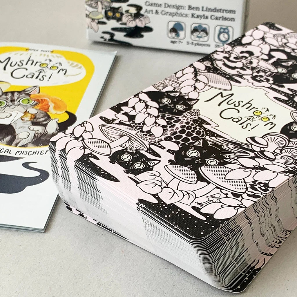 Mushroom Cats! A Card Game of Mycological Mischief - Card Game