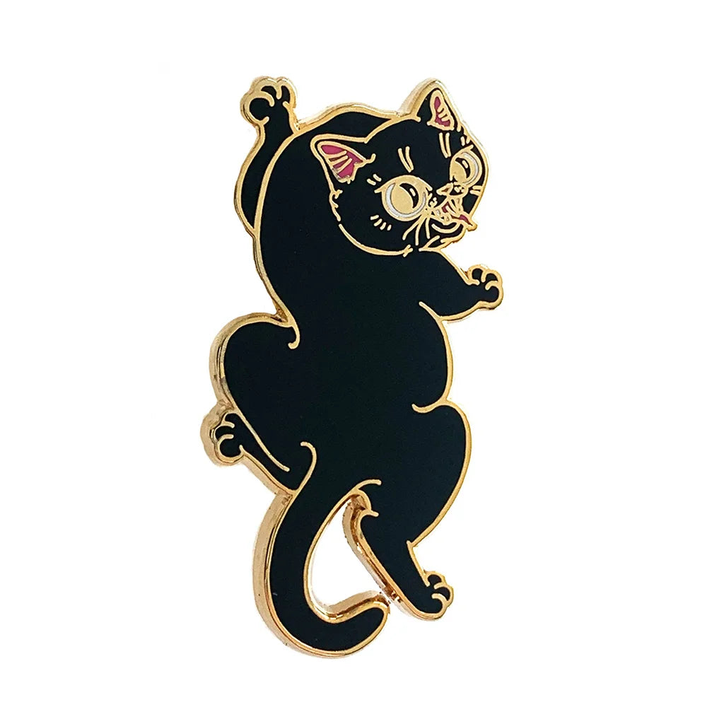Black Panther Cat - Hard Enamel Pin