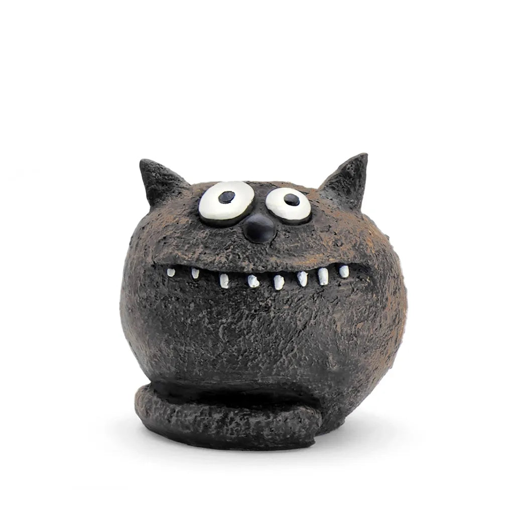 Reggie - Mini Black Cat Planter