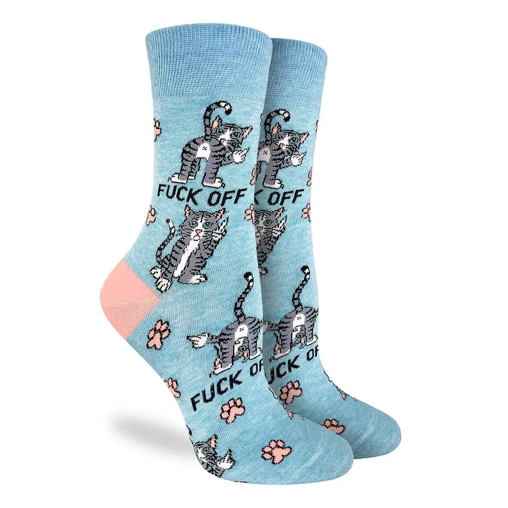 F@*% Off Cats - Crew Socks - S/M