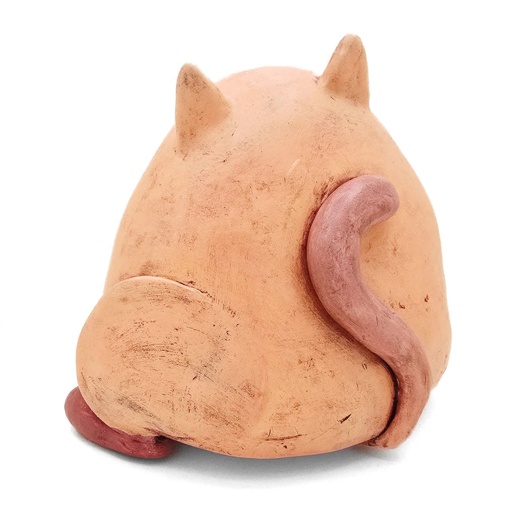 Shel the Pink Cat - Original Ceramic