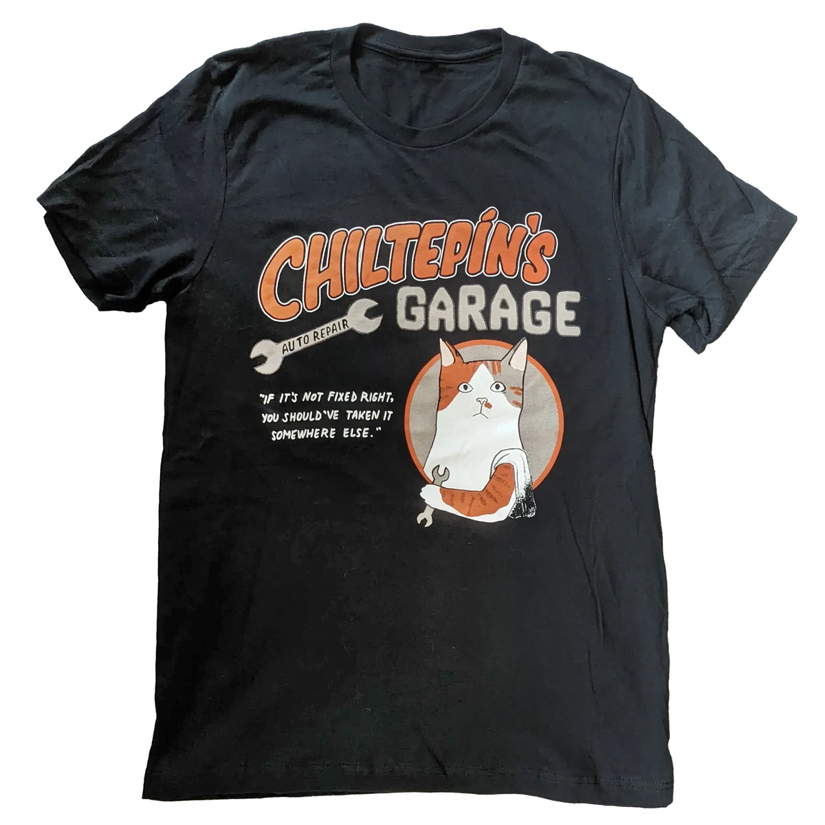Chitepin's Garage - Black Unisex T-shirt