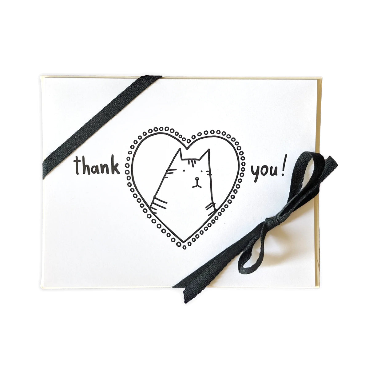 Cat Thank You - 10 Greeting Card Pack