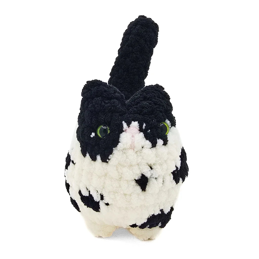 BigBebez Black & White Cat - Super Soft Hand Crochet