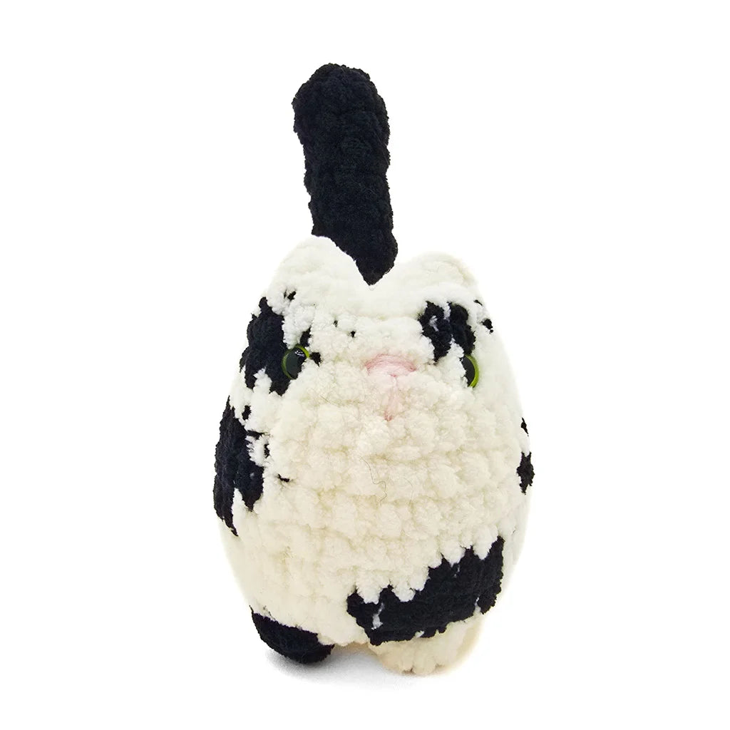 BigBebez Black & White Cat - Super Soft Hand Crochet