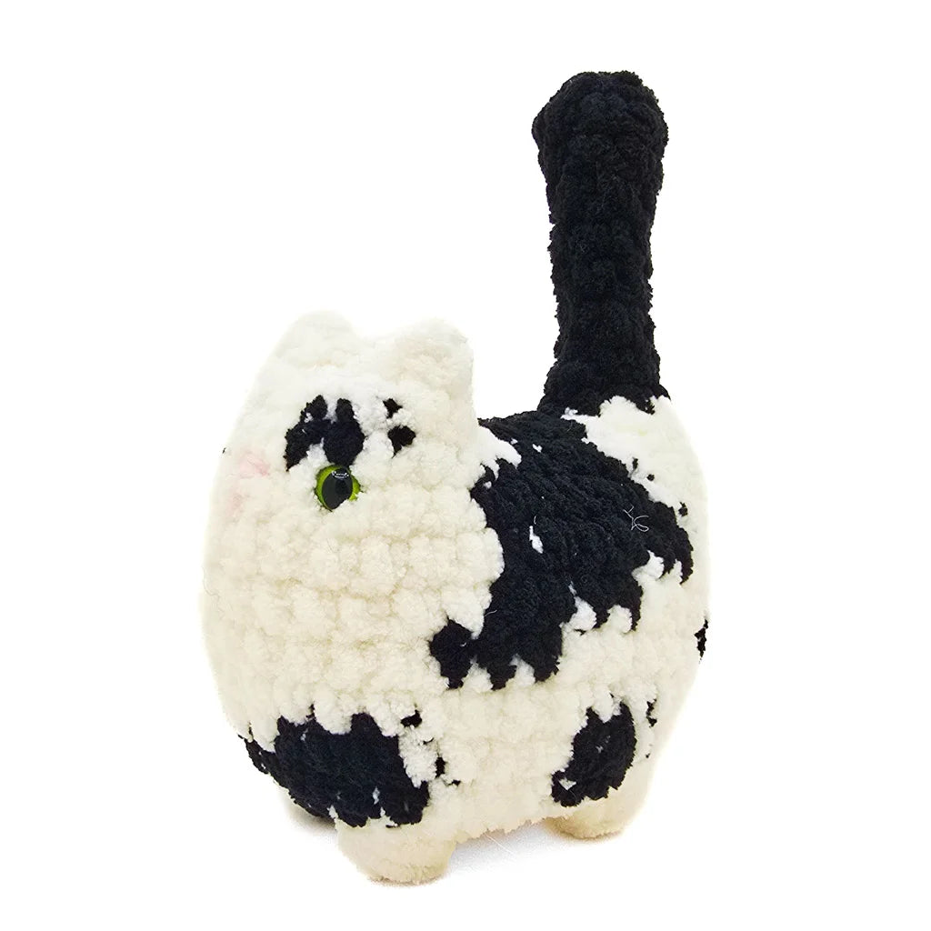 BigBebez Black & White Cat - Super Soft Hand Crochet