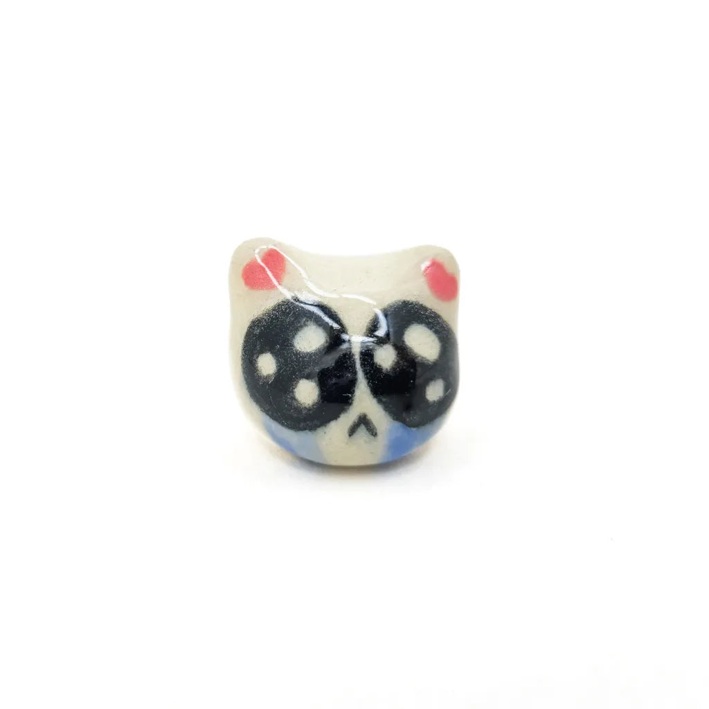 Cry Baby Kitty - Handmade Ceramic Art