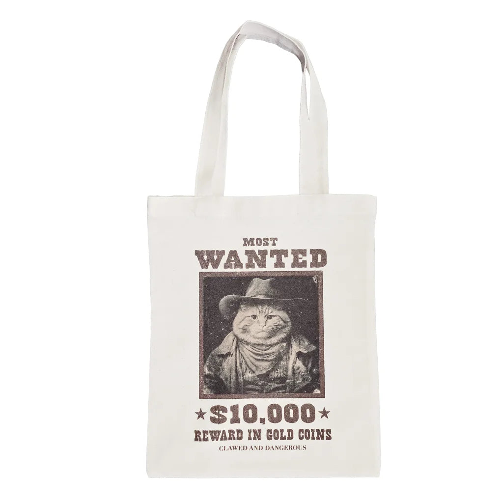 Most Wanted Cats - Orange Tabby - Tote Bag