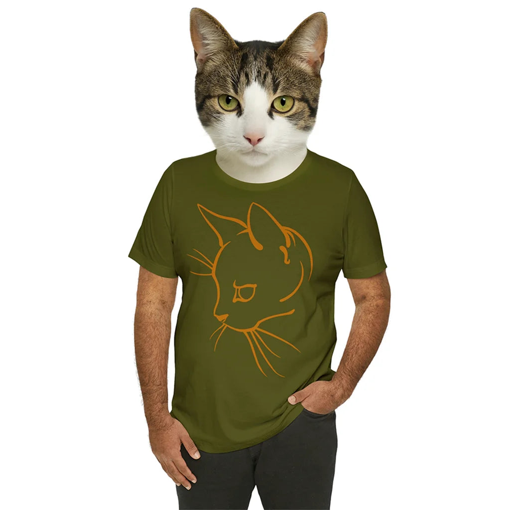 Pensive Cat - Unisex T-shirt