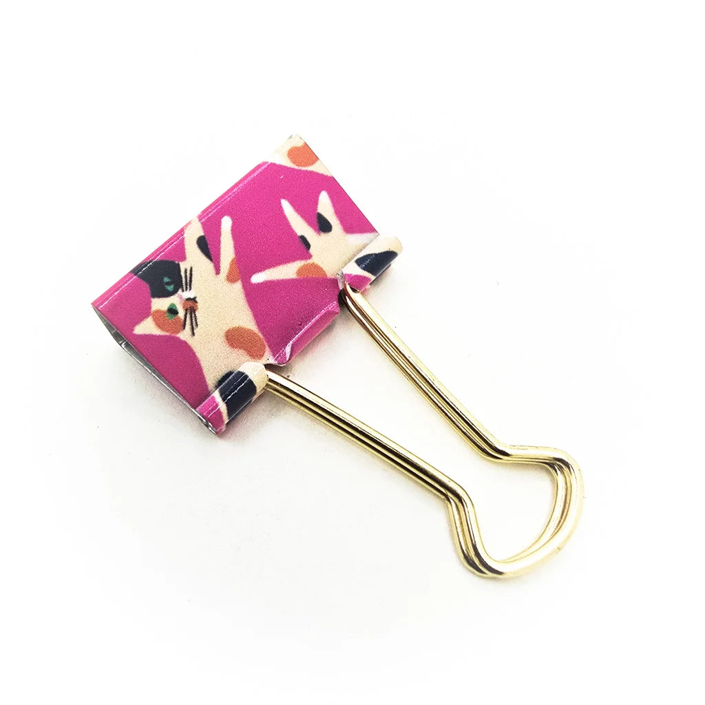 Colorful Cat Binder Clips