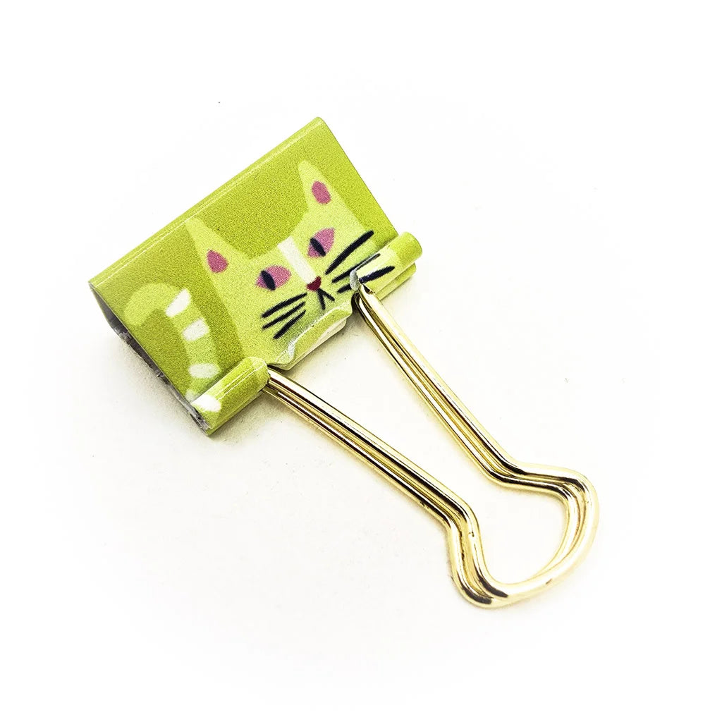 Colorful Cat Binder Clips