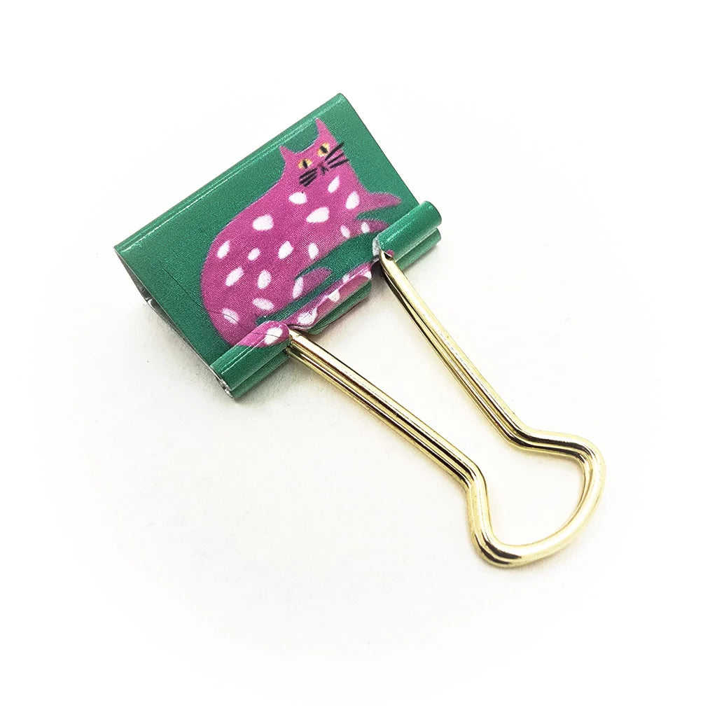 Colorful Cat Binder Clips