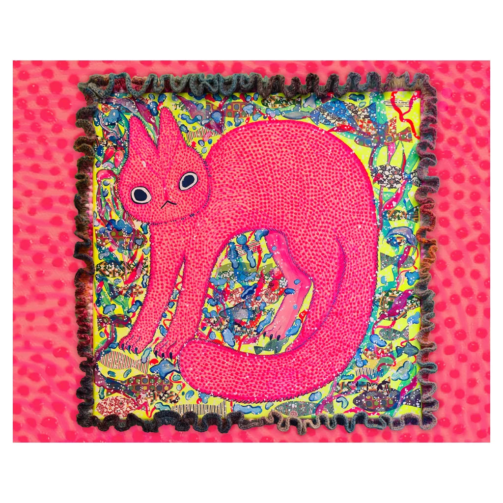 A Touch of Love - Archival Art Cat Print