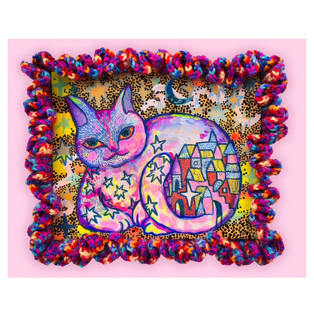 Starry Loaf Kitty City - Archival Art Cat Print