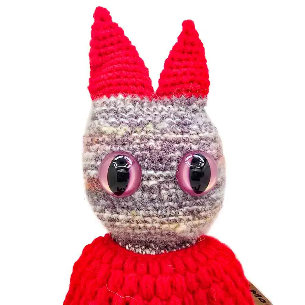 Cinnamon - Hand Knitted Art Cat Doll