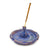 Blue Lavender Zen Kitty - Handmade Ceramic Incense Burner