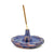 Blue Lavender Zen Kitty - Handmade Ceramic Incense Burner