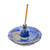 Periwinkle Zen Kitty - Handmade Ceramic Incense Burner