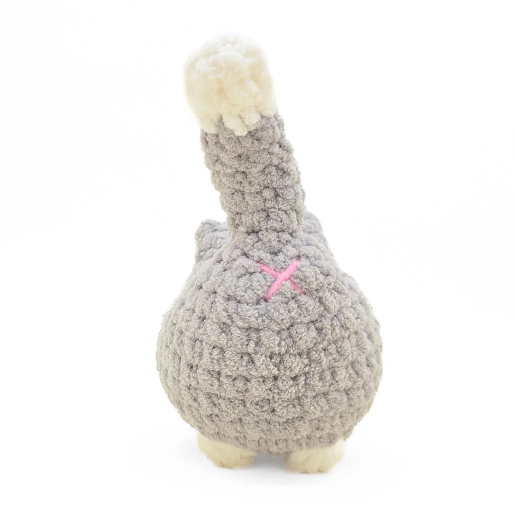 BigBebez Grey Tuxedo Cat - Super Soft Hand Crochet