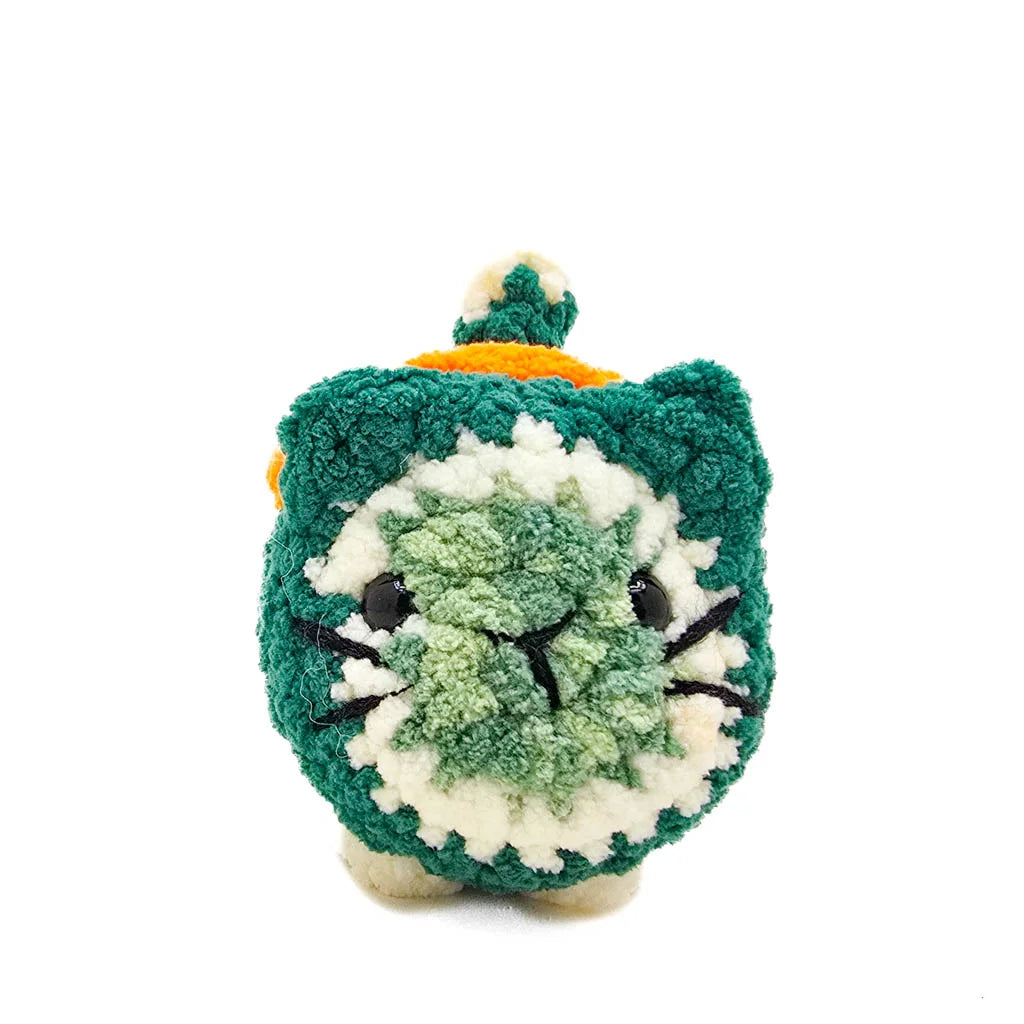 Spicy AvoCATo Roll - Sushi Cat - Super Soft Hand Crochet