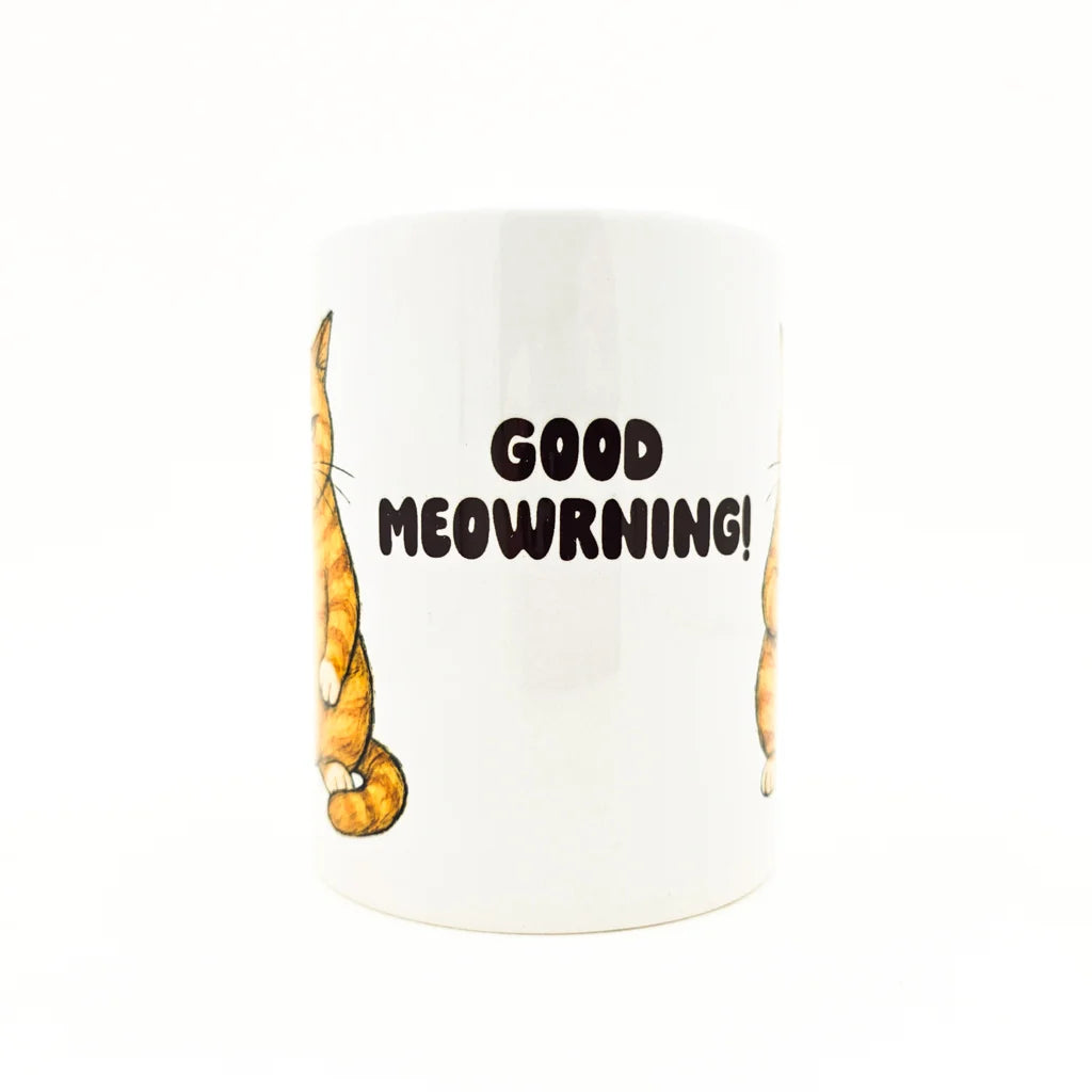 Good Meowrning! - Ceramic Mug - 16oz