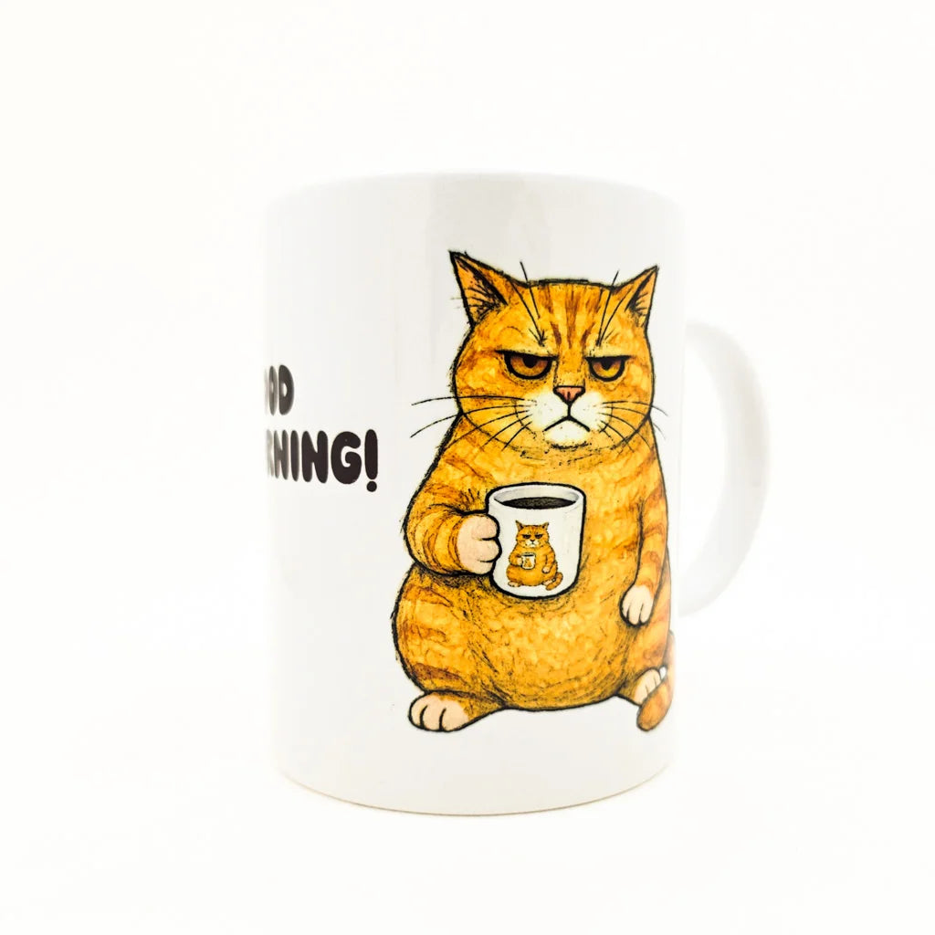 Good Meowrning! - Ceramic Mug - 16oz