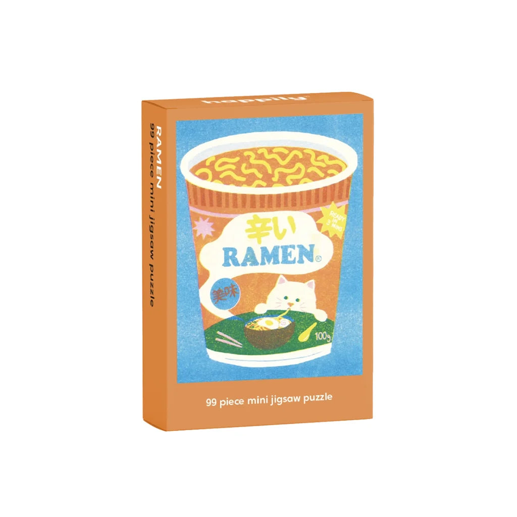 Ramen Cat - 99 Piece Mini Jigsaw Puzzle