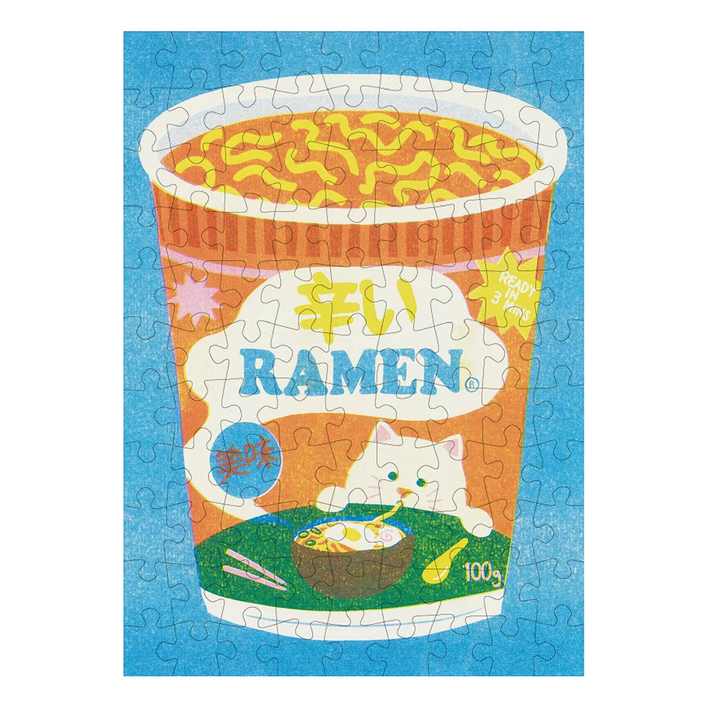 Ramen Cat - 99 Piece Mini Jigsaw Puzzle