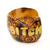 Meow Bitch Swirls Wide - Handcrafted Wood Bracelet